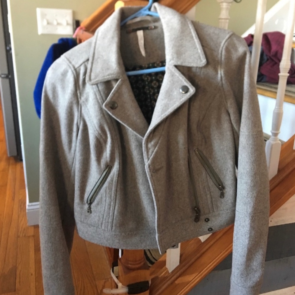 Flash sale!!! Free People Wool moto jacket